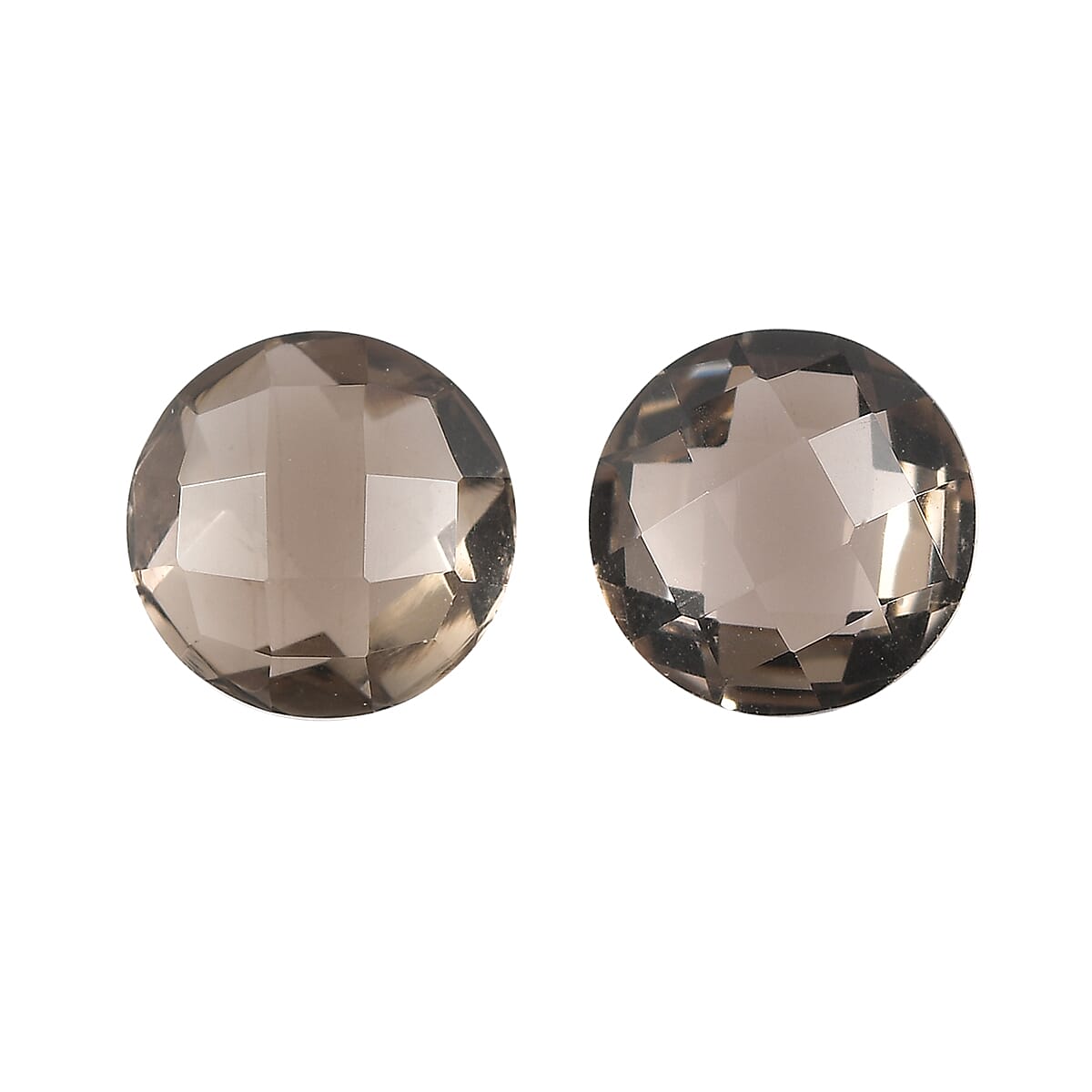0.99 ctw Round Cut Smoky Quartz Loose Gemstone
