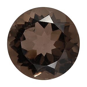 1.69 ctw Round Cut Smoky Quartz Loose Gemstone (8 mm)
