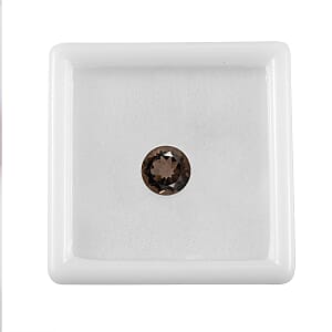 1.69 ctw Round Cut Smoky Quartz Loose Gemstone (8 mm)