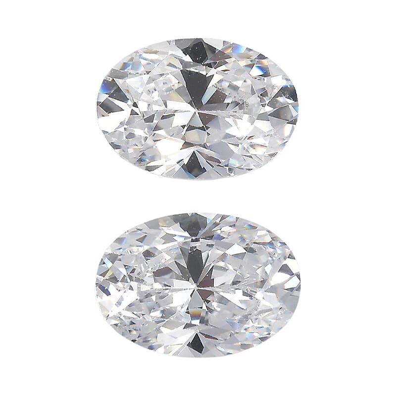 2.30 ctw Oval Cut Swarovski Zirconia Loose Stone (Set Of 2) (7x5 mm)