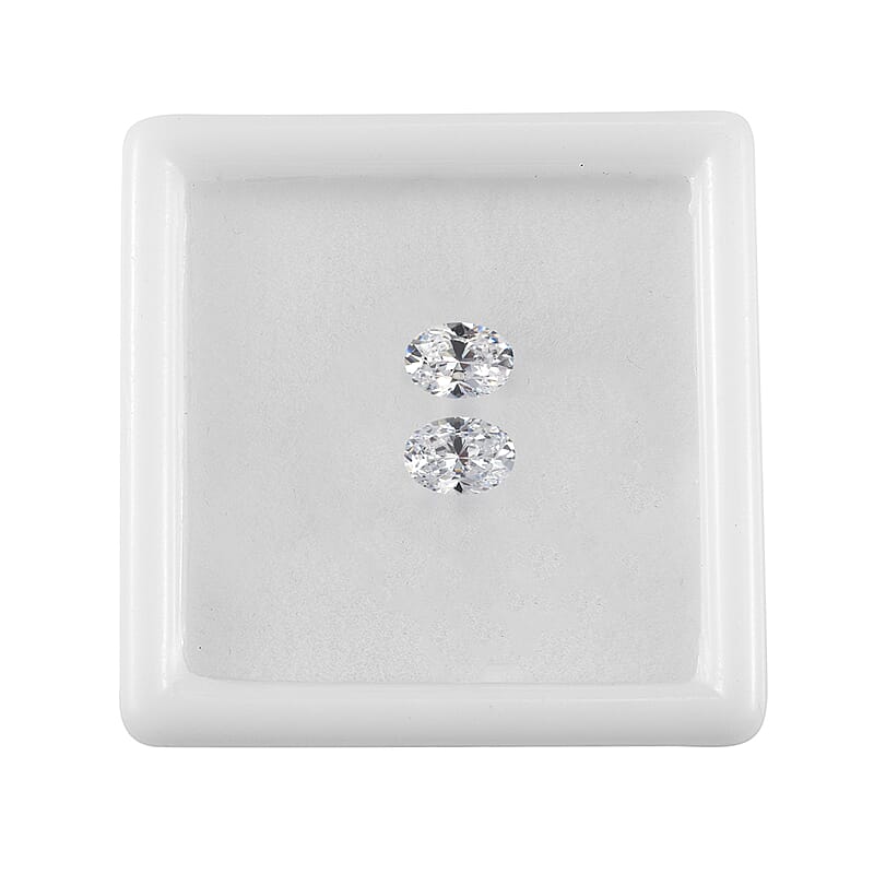 2.30 ctw Oval Cut Swarovski Zirconia Loose Stone (Set Of 2) (7x5 mm)