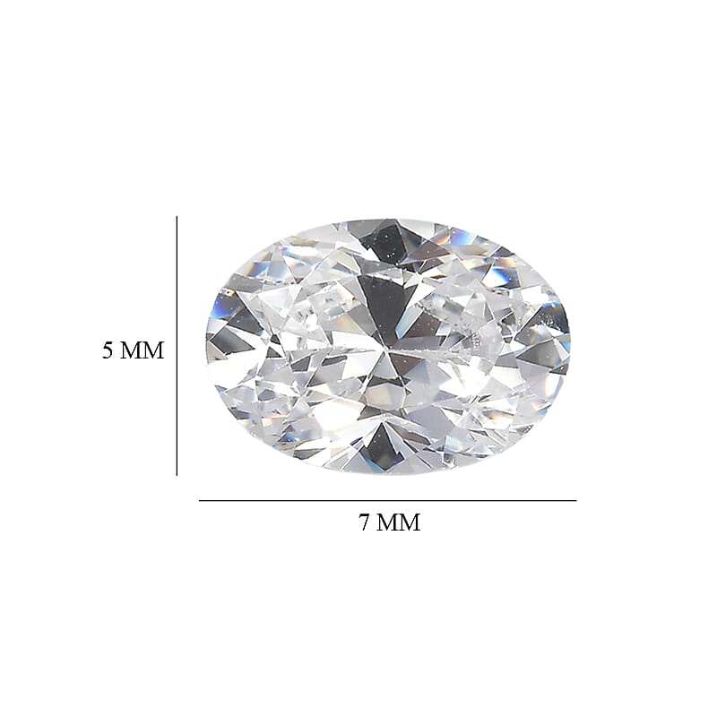 2.30 ctw Oval Cut Swarovski Zirconia Loose Stone (Set Of 2) (7x5 mm)