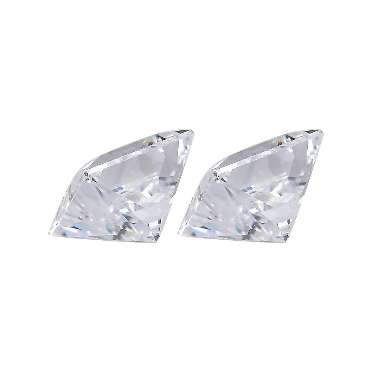 4.40 ctw Square Cut Swarovski Zirconia Loose Stone (Set Of 2) (6 mm) image number 1