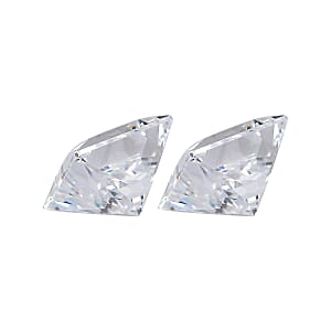 4.40 ctw Square Cut Swarovski Zirconia Loose Stone (Set Of 2) (6 mm)