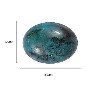 1.34 ctw Oval Cut Table Mountain Shadowkite Loose Gemstone (8x6 mm)