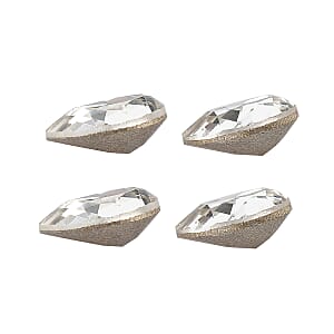 1.42 ctw Pear Cut White Swarovski Crystal Loose Stone (Set Of 4) (6x4 mm)