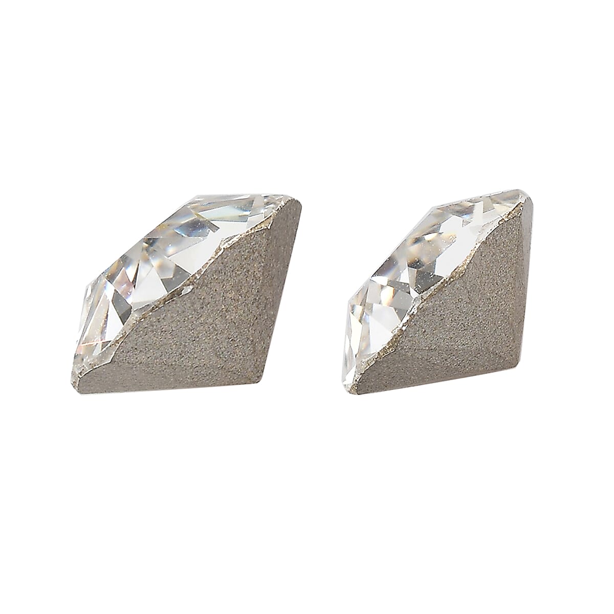 1.37 ctw Round Cut White Swarovski Crystal Loose Stone (Set Of 2) (6 mm) image number 1