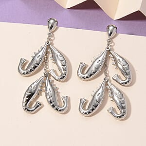 Majestic Golden Octopus Earrings in Stainless Steel