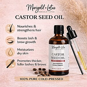 Marigold & Lotus Castor Seed Oil 3.38oz