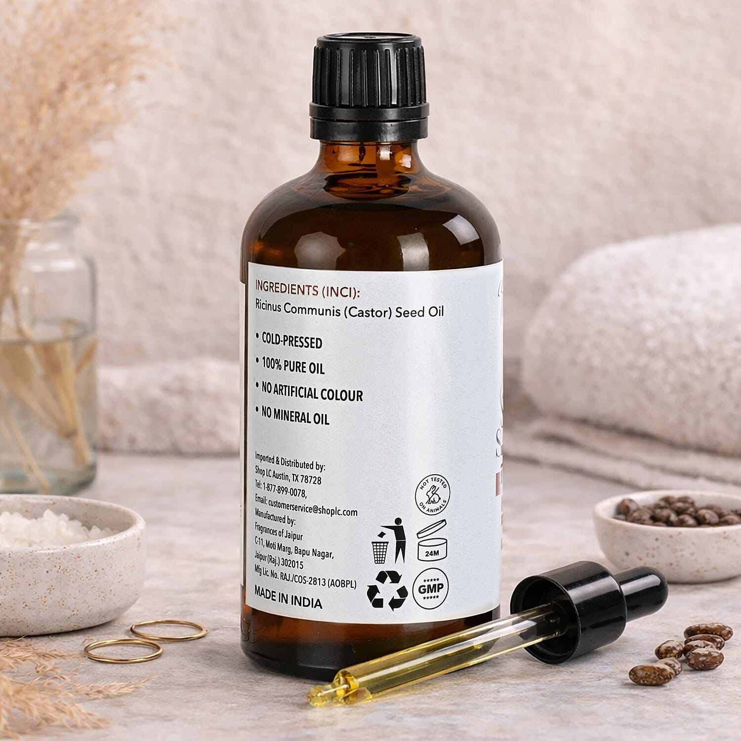Marigold & Lotus Castor Seed Oil 3.38oz