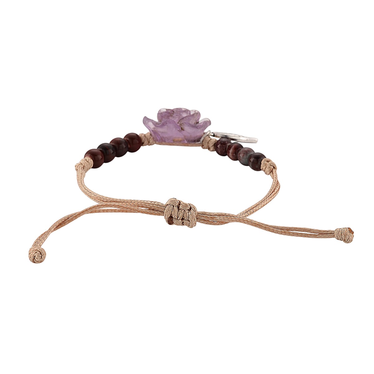 Strada SL68 Quartz Movement Keychain Watch with Bear Charms Strap and Nylon Bracelet with Resin Charms (7 7.5In) image number 5