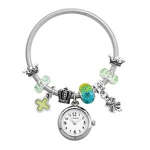 Strada SL68 Quartz Movement Bracelet Watch in Silvertone