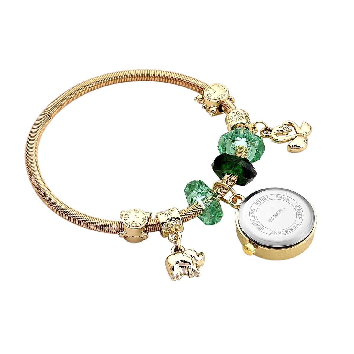 Strada SL68 Quartz Movement Bracelet Watch in Goldtone image number 3