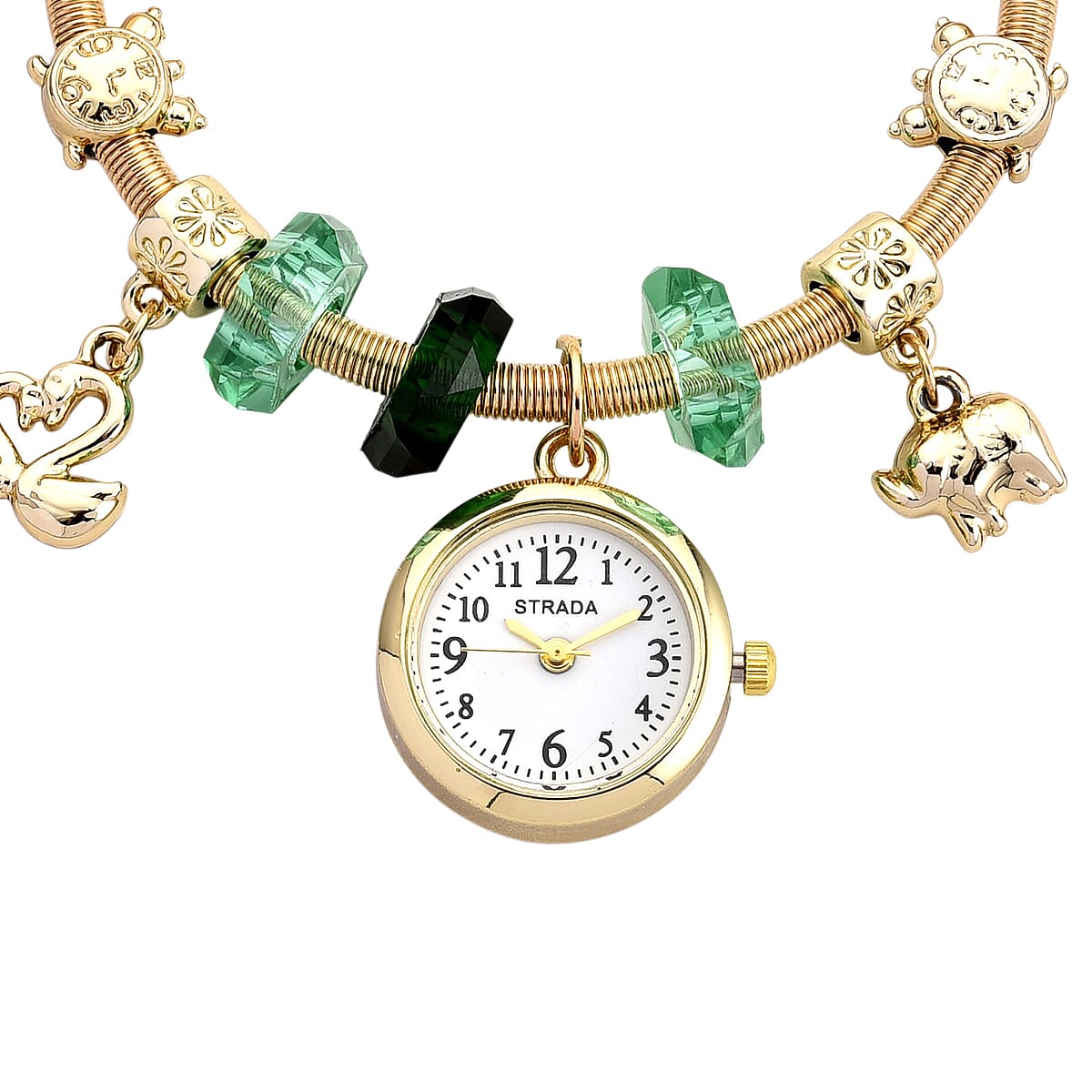 Strada SL68 Quartz Movement Bracelet Watch in Goldtone image number 4