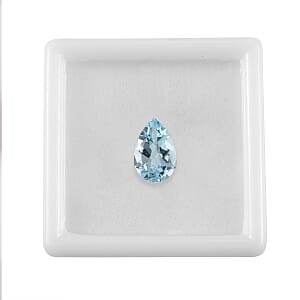 2.93 ctw Pear Cut Blue Topaz Loose Gemstone (12x8 mm)