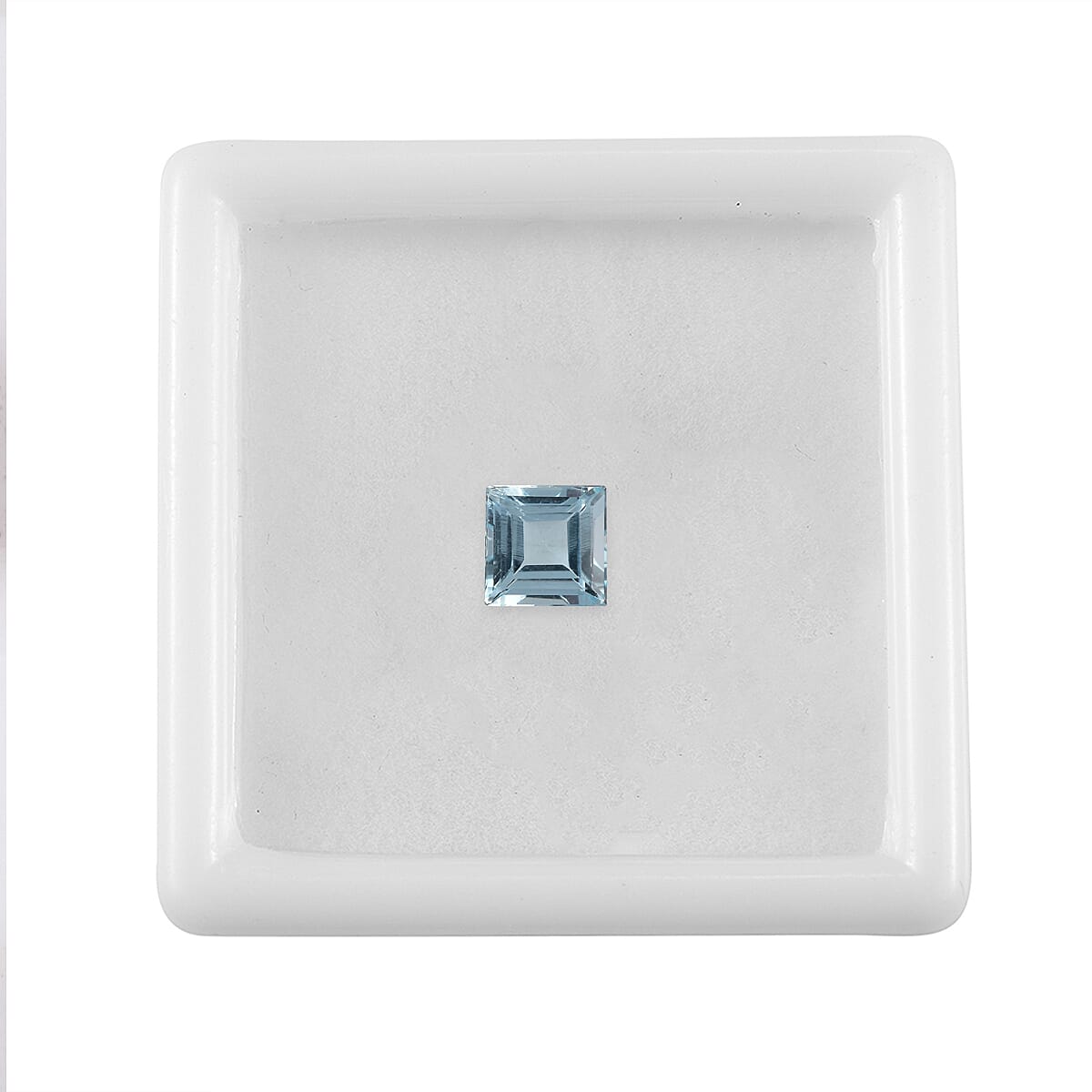1.09 ctw Square Cut Blue Topaz Loose Gemstone (6 mm)