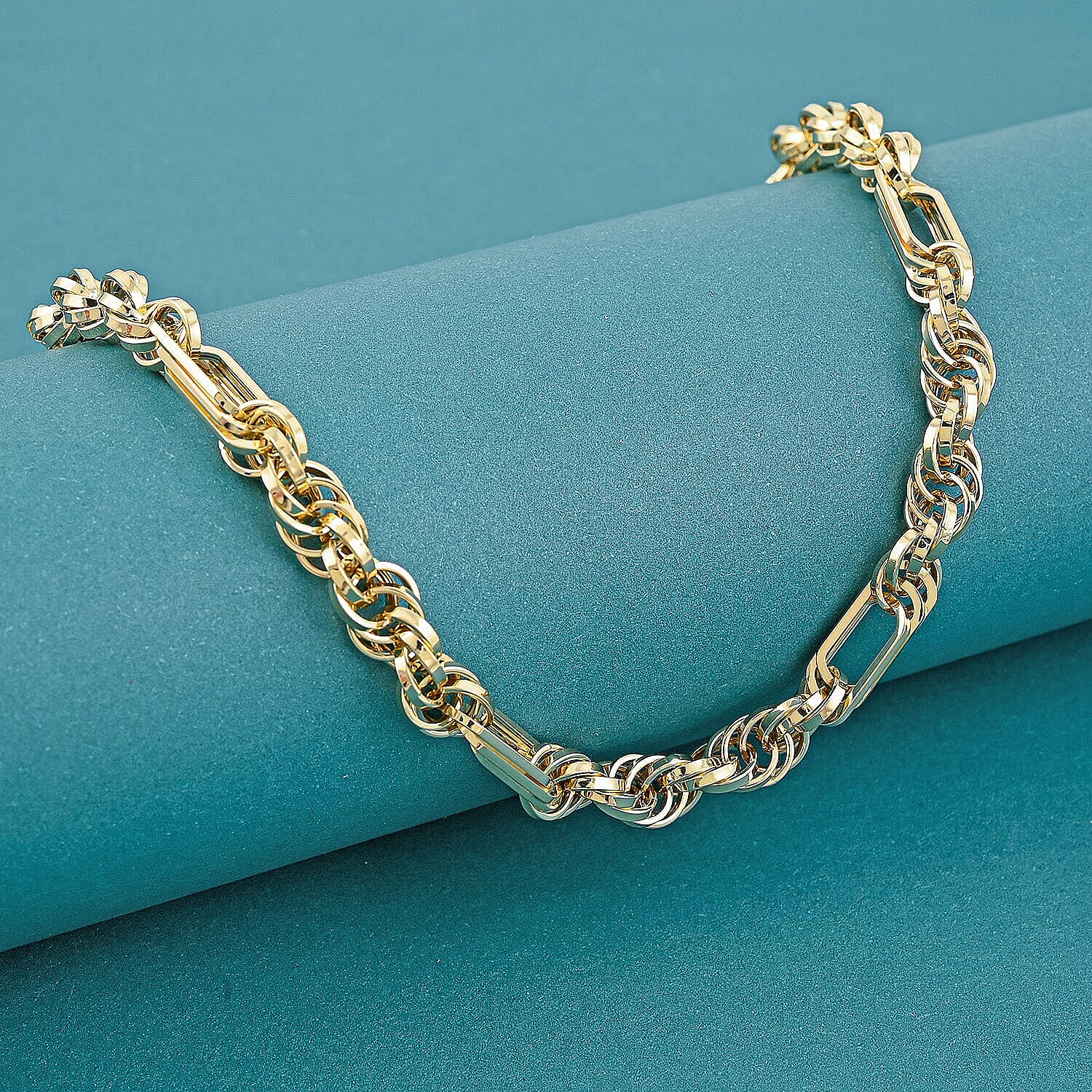 ITALY18YGネックレス Buy Italian 10K Yellow Gold Figaro Twist Necklace (18 Inches) (9.8