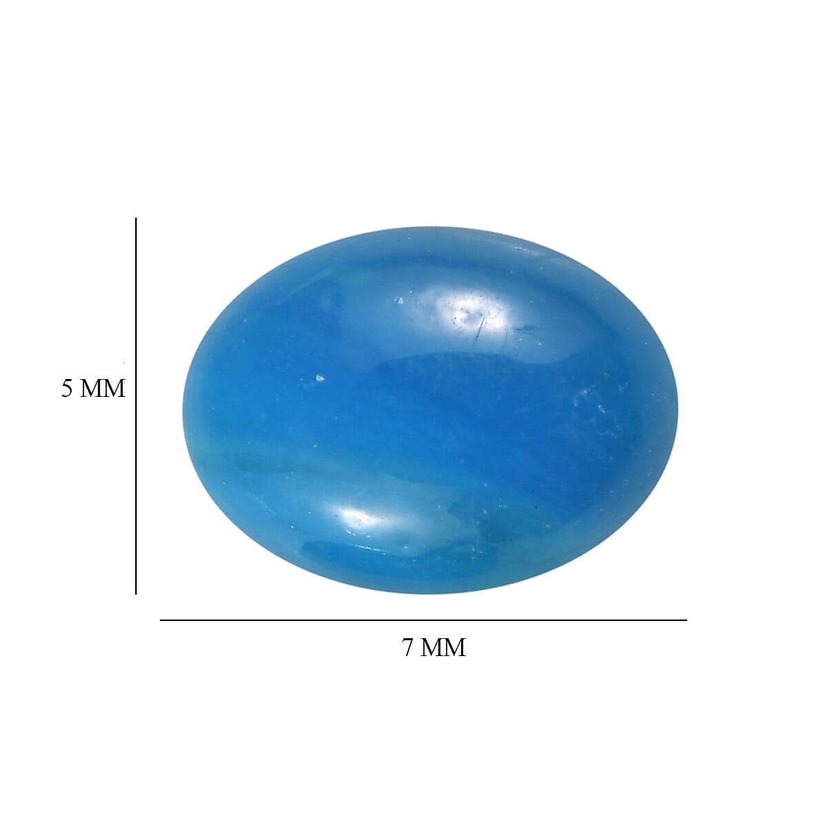 1.23 ctw Oval Cut Peruvian Opalina Loose Gemstone &ndash; AA Grade (Set Of 2) (7x5 mm) image number 3