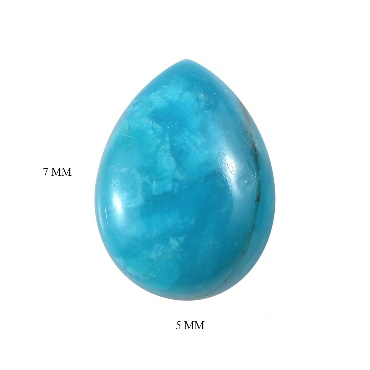 0.98 ctw Pear Cut Peruvian Opalina Loose Gemstone &ndash; AA Grade (Set Of 2) (7x5 mm) image number 3