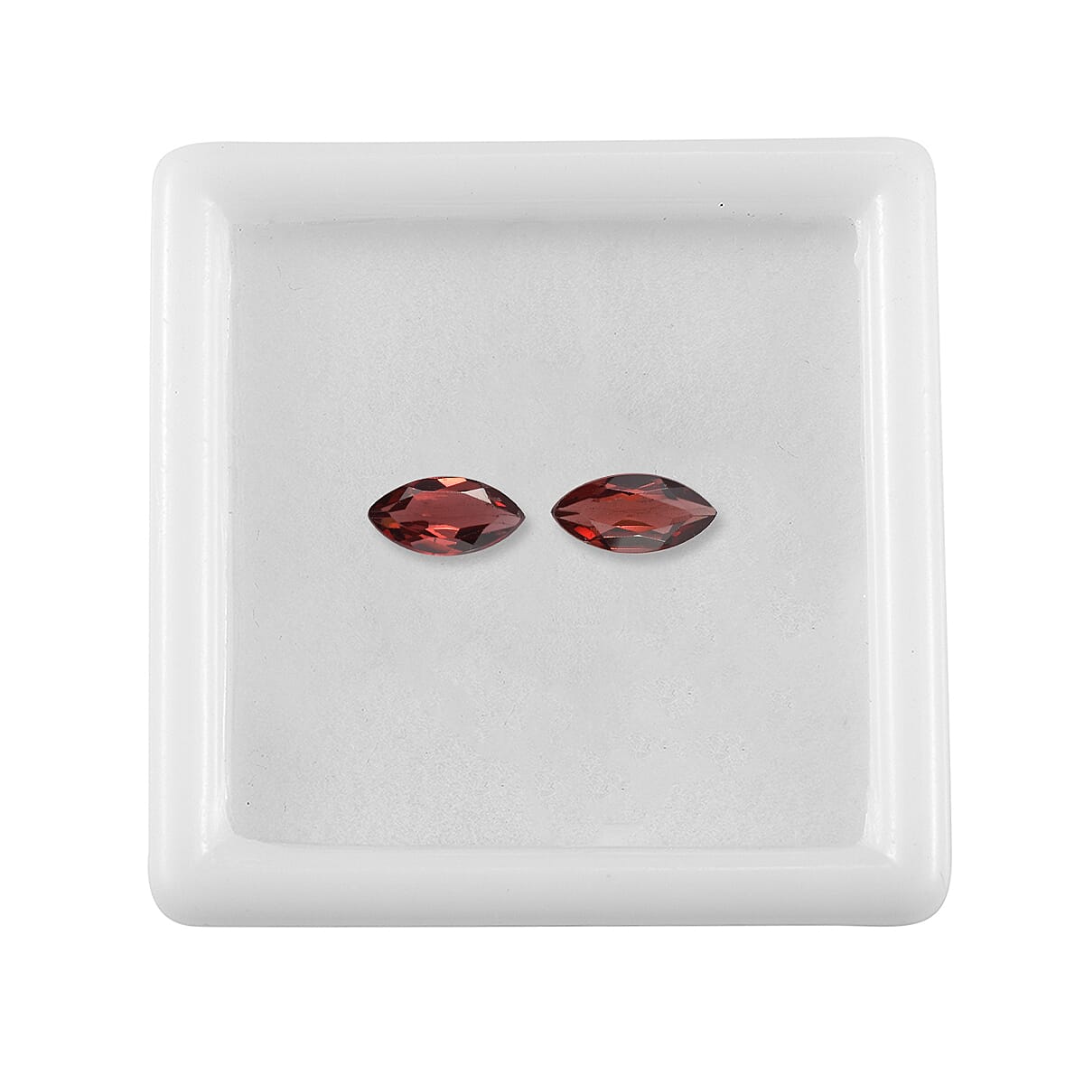 1.22 ctw Marquise Cut Mozambique Garnet Loose Gemstone (Set Of 2) (8x4 mm) image number 2
