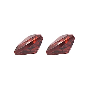 1.66 ctw Trillion Cut Mozambique Garnet Loose Gemstone &ndash; AA Grade (Set Of 2) (6 mm)