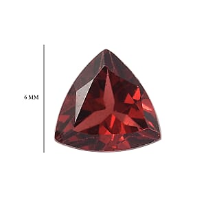1.66 ctw Trillion Cut Mozambique Garnet Loose Gemstone &ndash; AA Grade (Set Of 2) (6 mm)