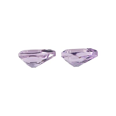 1.18 ctw Pear Cut Rose De France Amethyst Loose Gemstone (Set Of 2) (7x5 mm)