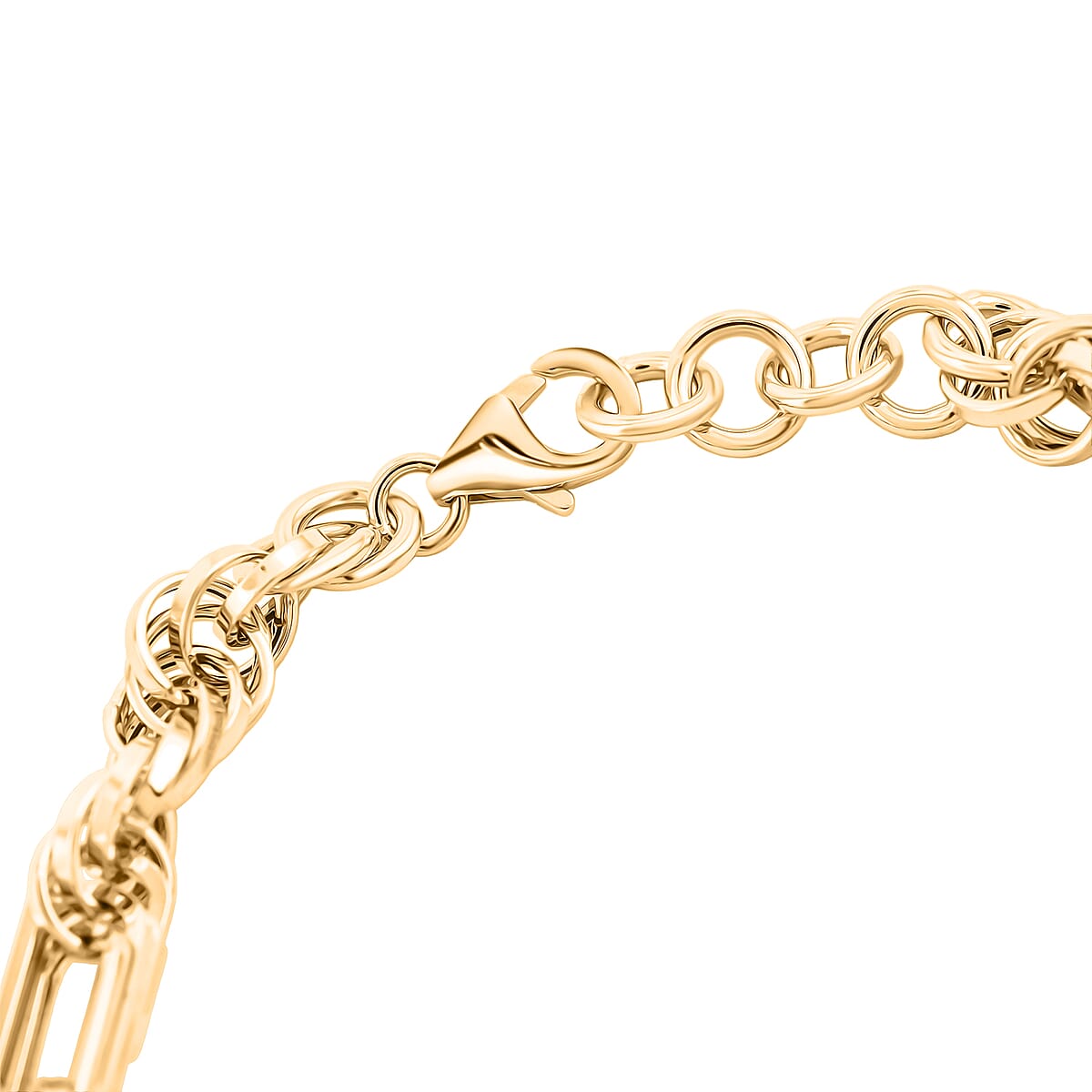 Italian 10K Yellow Gold Bracelet (7.50 In) 5.10 Grams image number 3