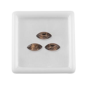 2.68 ctw Marquise Cut Smoky Quartz Loose Gemstone (Set Of 3) (10x5 mm)