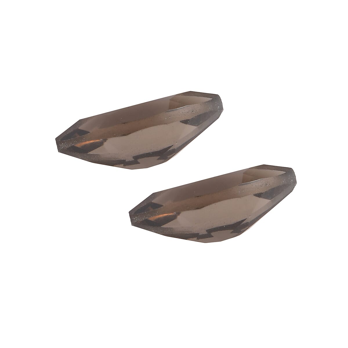 3.00 ctw Marquise Cut Smoky Quartz Loose Gemstone (Set Of 2) (12x6 mm) image number 1