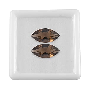 3.00 ctw Marquise Cut Smoky Quartz Loose Gemstone (Set Of 2) (12x6 mm)
