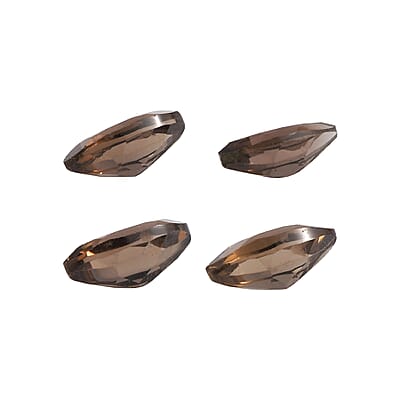 0.81 ctw Marquise Cut Smoky Quartz Loose Gemstone (Set Of 4) (6x3 mm)