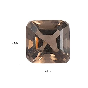 1.23 ctw Octagon Cut Smoky Quartz Loose Gemstone (Set Of 4) (4x4 mm)