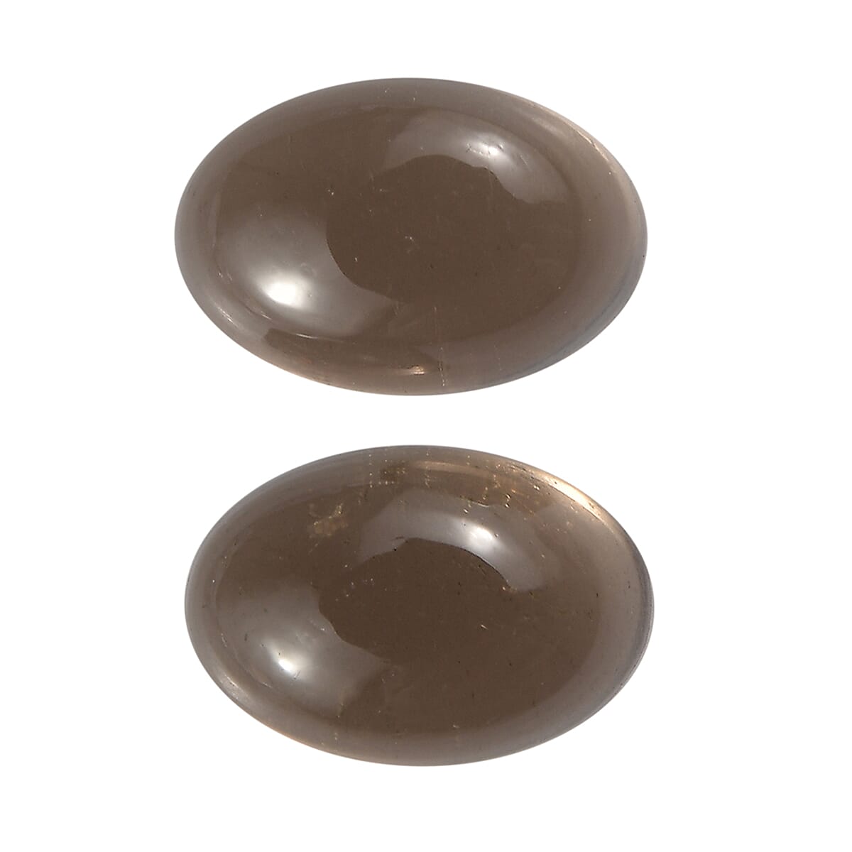 0.93 ctw Oval Cut Smoky Quartz Loose Gemstone – AA Grade (Set Of 2) (6x4 mm)