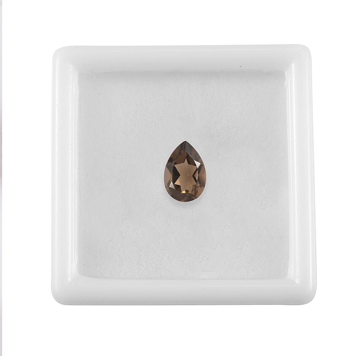 1.47 ctw Pear Cut Smoky Quartz Loose Gemstone (10x7 mm) image number 2