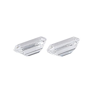 2.06 ctw Octagon Cut Swarovski Zirconia Loose Stone (Set Of 2) (6x4 mm)