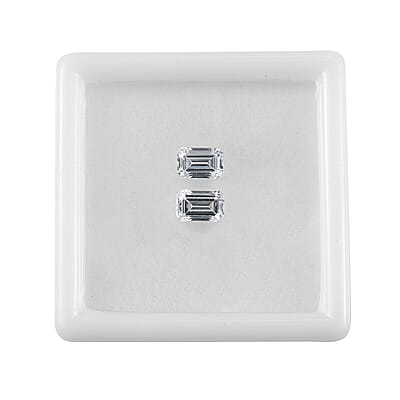 2.06 ctw Octagon Cut Swarovski Zirconia Loose Stone (Set Of 2) (6x4 mm)