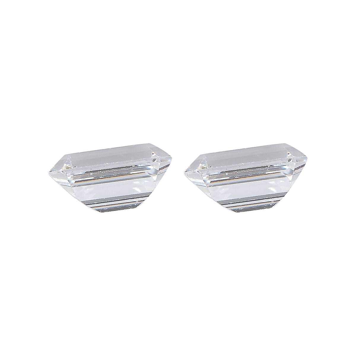 3.54 ctw Octagon Cut Swarovski Zirconia Loose Stone (Set Of 2) (7x5 mm) image number 1