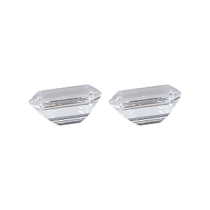 3.54 ctw Octagon Cut Swarovski Zirconia Loose Stone (Set Of 2) (7x5 mm)