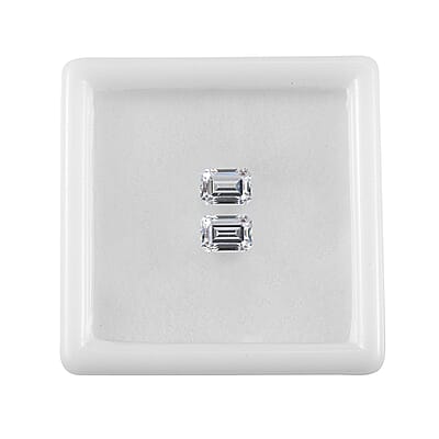 3.54 ctw Octagon Cut Swarovski Zirconia Loose Stone (Set Of 2) (7x5 mm)