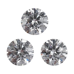 1.55 ctw Round Cut Swarovski Zirconia Loose Stone (Set Of 3) (4.25 mm)