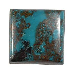 5.57 ctw Square Cut Table Mountain Shadowkite Loose Gemstone (12 mm)