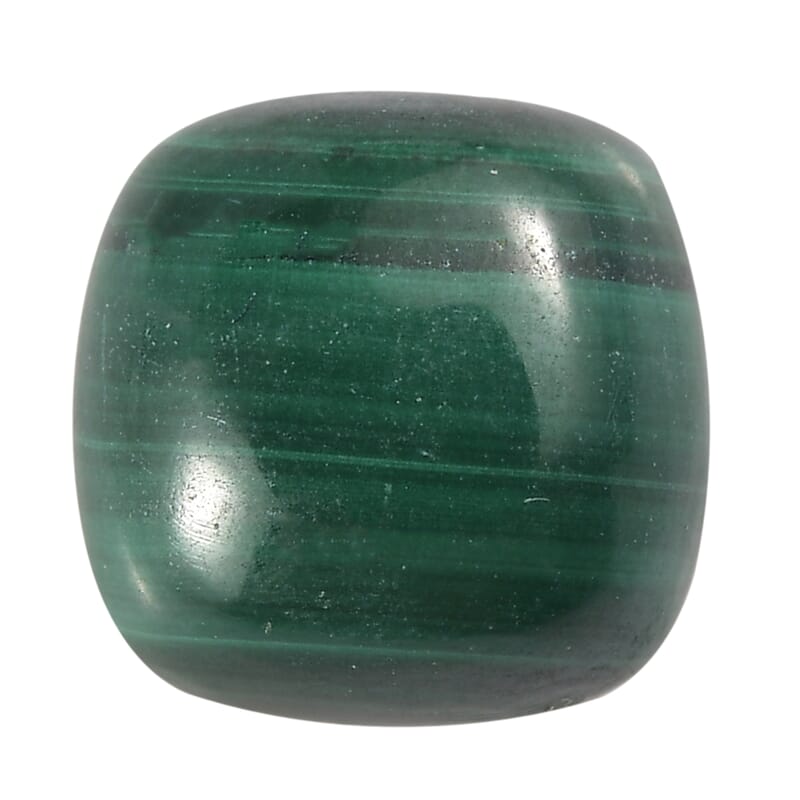 1.51 ctw Cushion Cut African Malachite Loose Gemstone (7x7 mm)