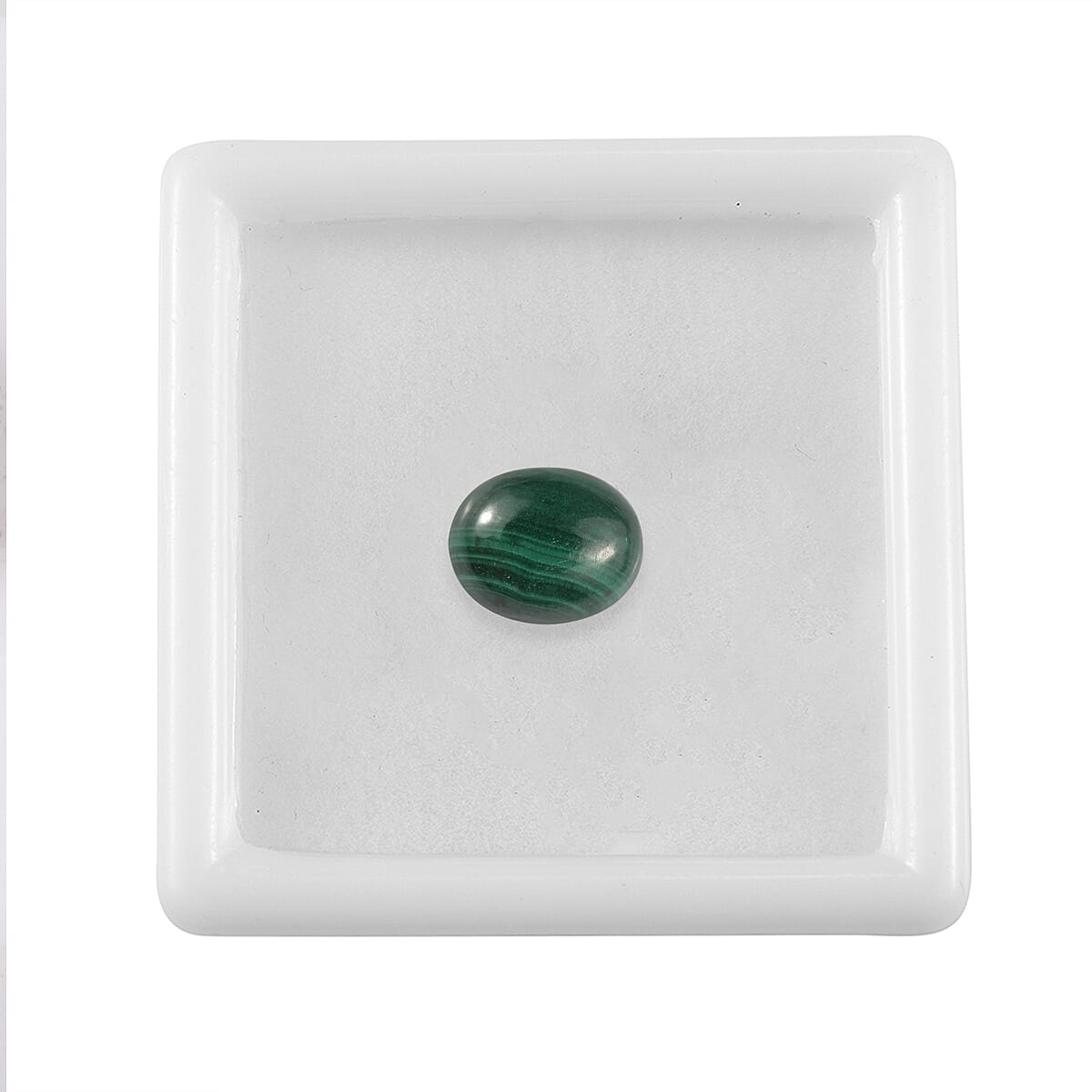 2.80 ctw Oval Cut African Malachite Loose Gemstone (10x8 mm)