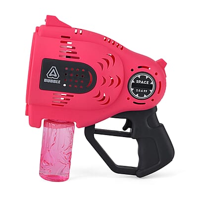 Pink Bubble Blaster Toy (Includes 150ml Bubble Refills)