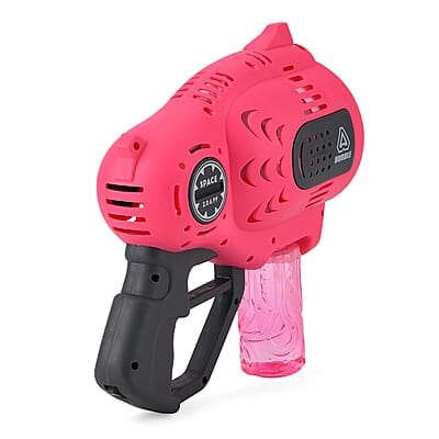 Pink Bubble Blaster Toy (Includes 150ml Bubble Refills)