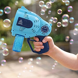 Blue Bubble Blaster Toy (Includes 150ml Bubble Refills)