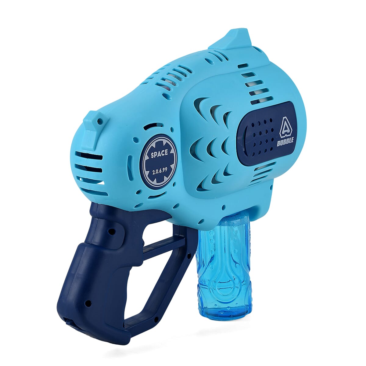 Blue Bubble Blaster Toy (Includes 150ml Bubble Refills) image number 7