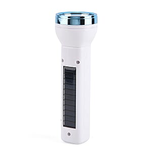 Blue 1200mAh Solar Chargeable Torch