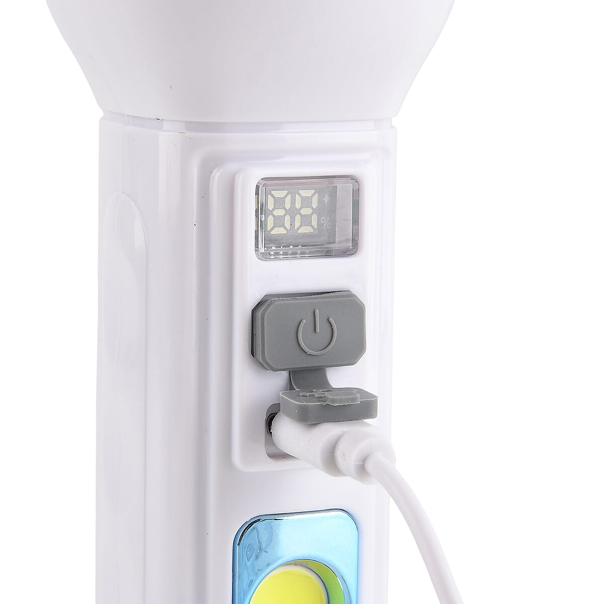 Blue 1200mAh Solar Chargeable Torch image number 4